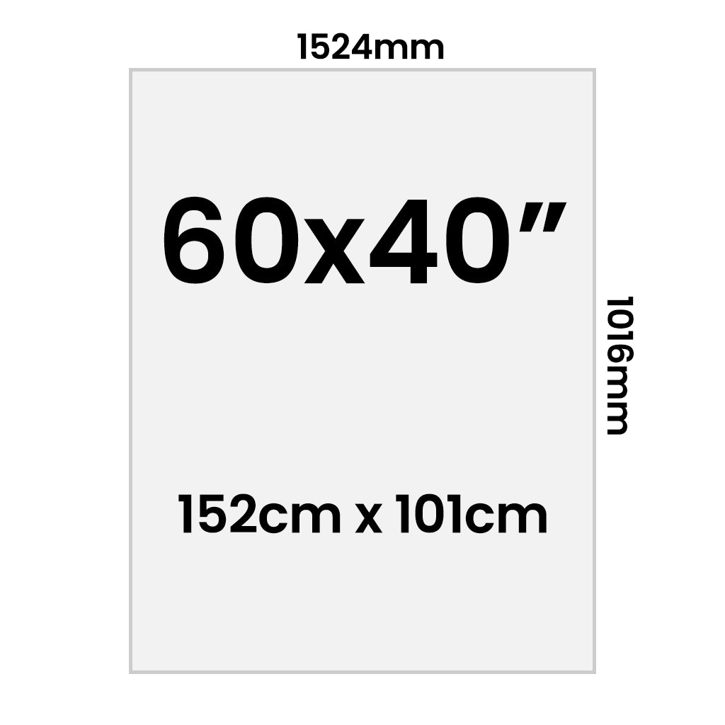 60" x 40"